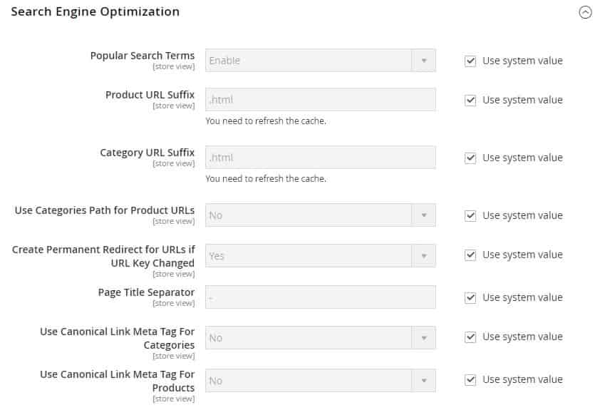 Canonical Meta Tags