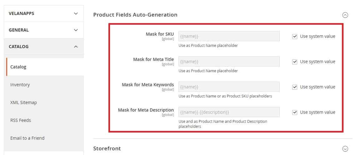 Masks for Product Page Optimization